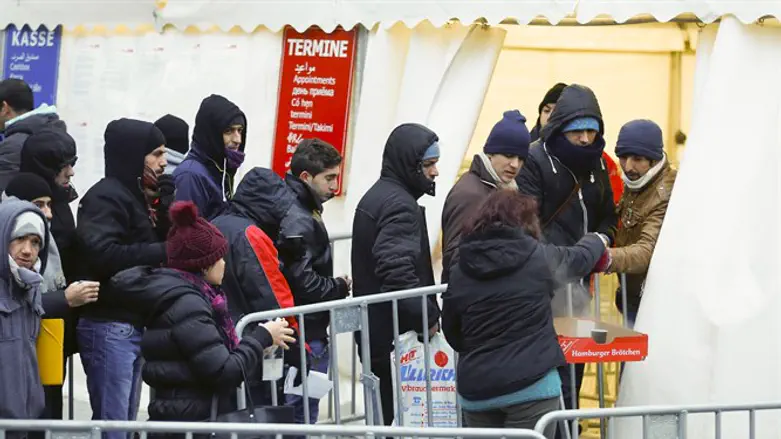 Migrants arrive in Germany (file)