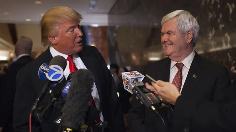 Donald Trump and Newt Gingrich