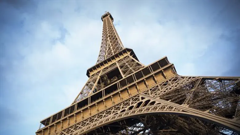 Eiffel Tower in Paris, France (illustration)