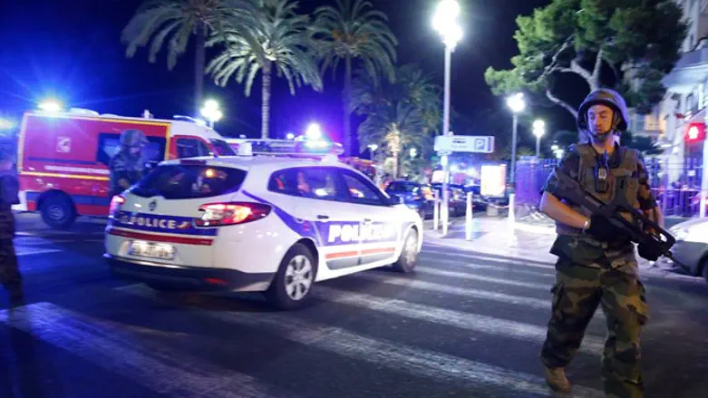 Scene of the attack in Nice