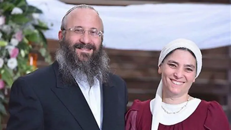 Rabbi Michael Mark with his wife Chava