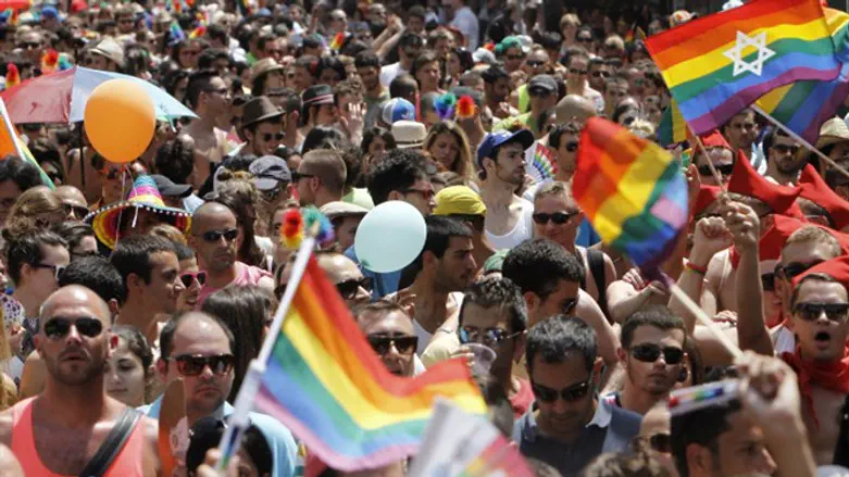 Gay pride parade, Tel Aviv