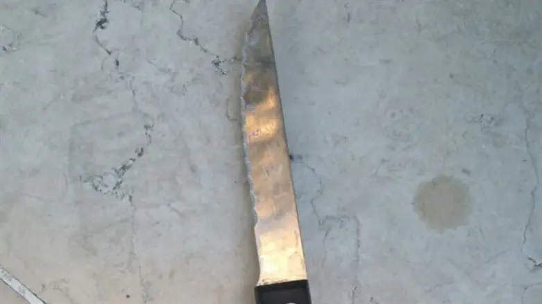 סכין ששימשה מחבל