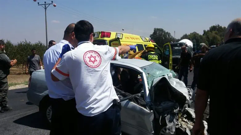 Accident in Jezreel Valley (archive)