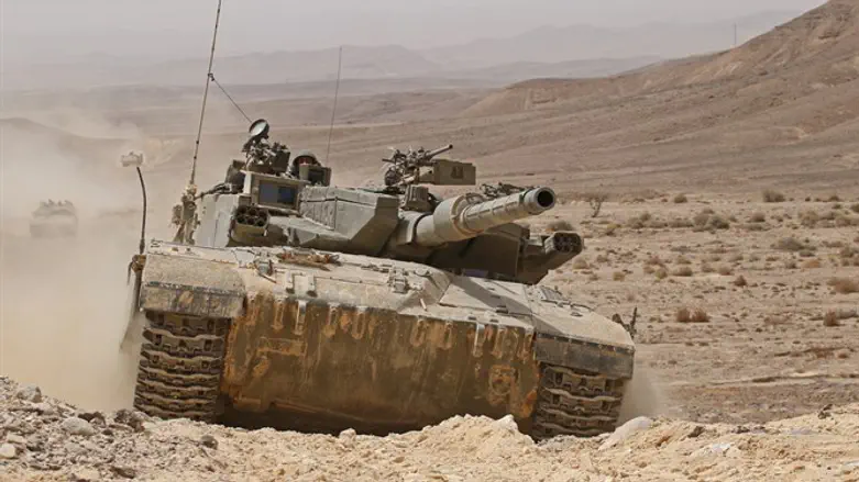 IDF Merkava 3 tanks