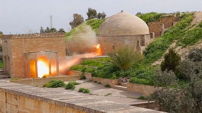 Monastery destroyed by ISIS (archive)