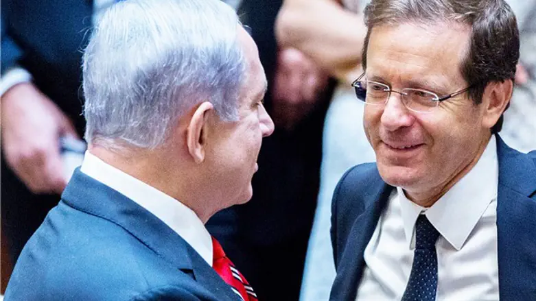 Netanyahu and Herzog