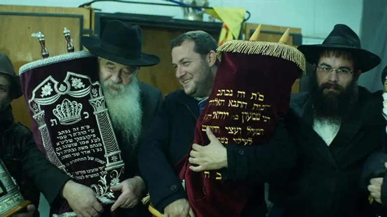 Yossi Dagan and Rabbi Kogan