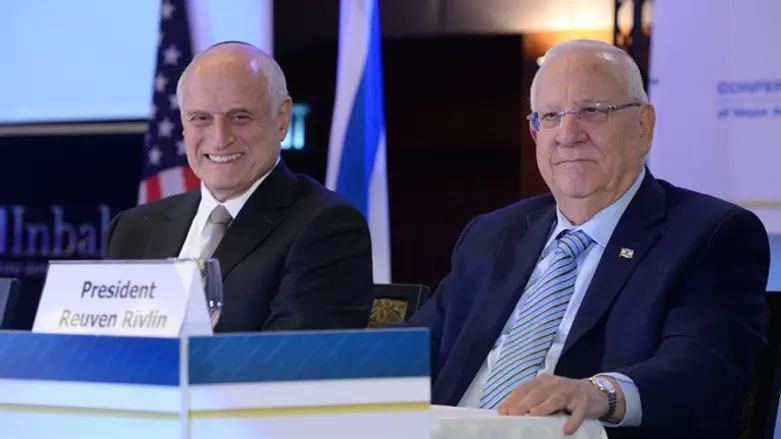 Rivlin at Conference of Presidents Israel mission