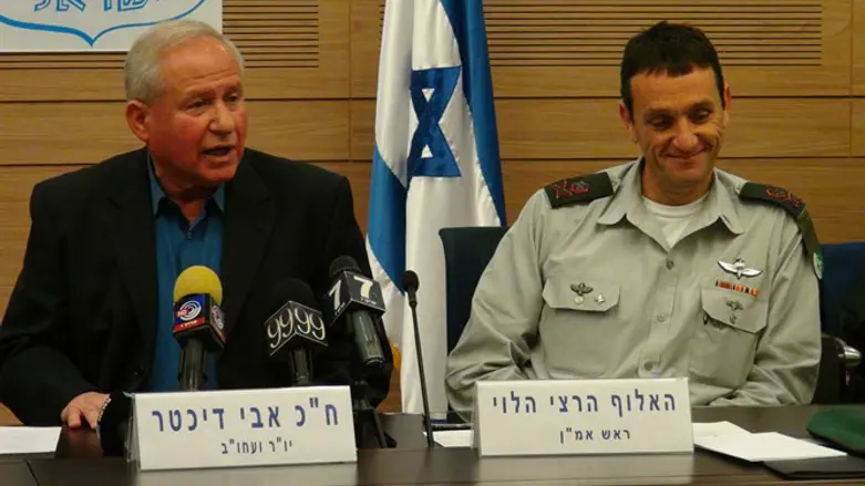 Gen. Halevi and MK Dichter