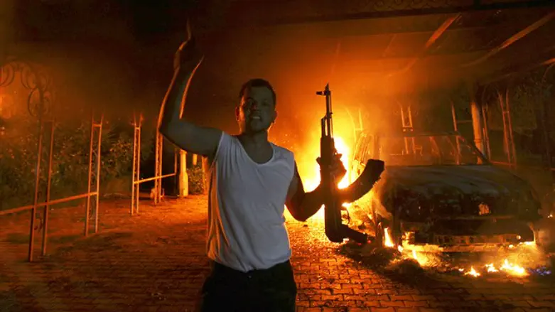 Aftermath of 2012 attack on US Consulate in Benghazi, Libya