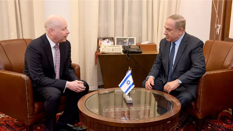 Netanyahu meets with WH envoy Greenblatt