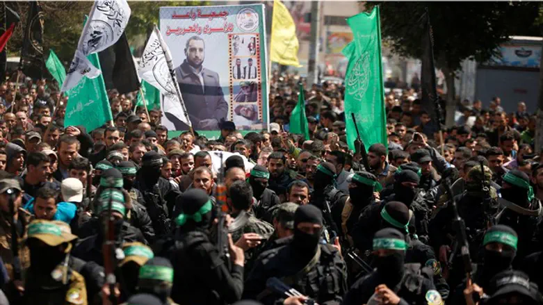 Terrorists' funeral in Gaza