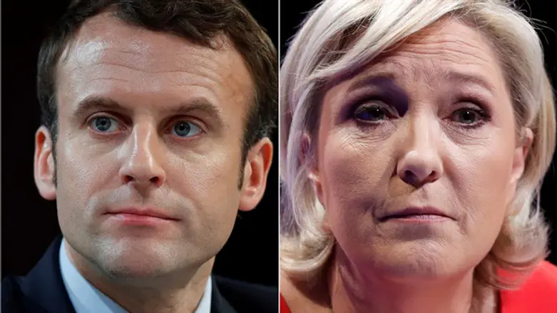 Le Pen and Macron