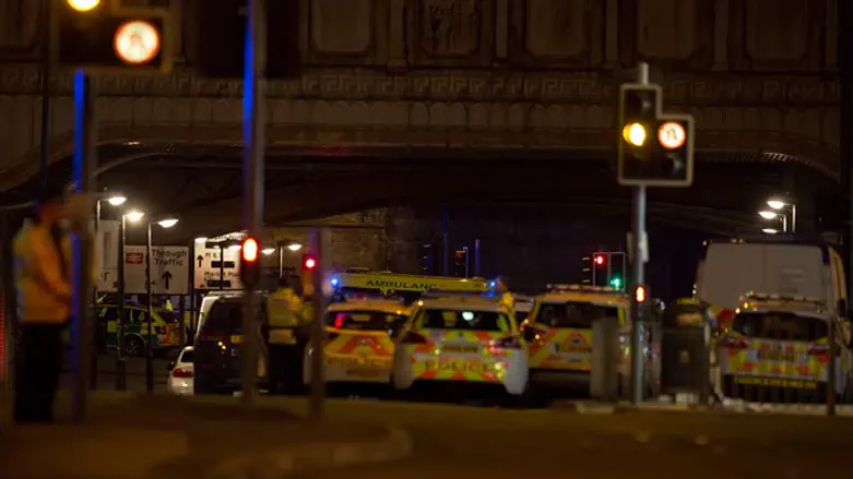 Scene of Manchester attack