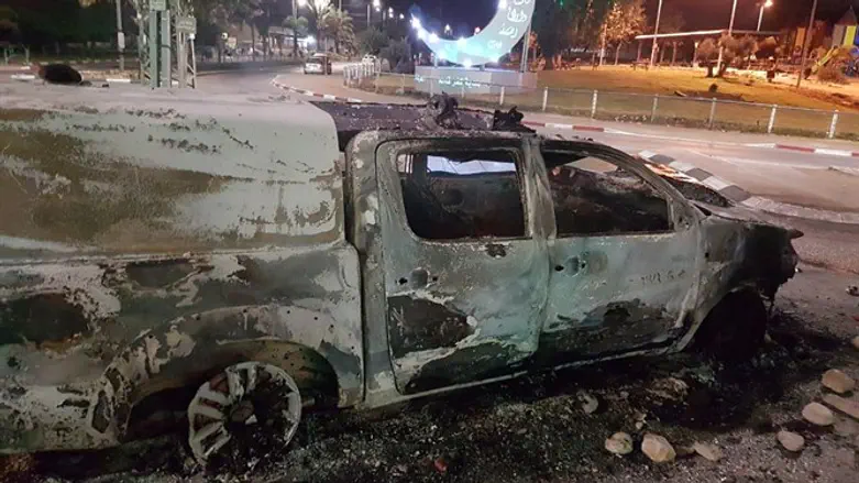 Riots in Kfar Qasem, tonight