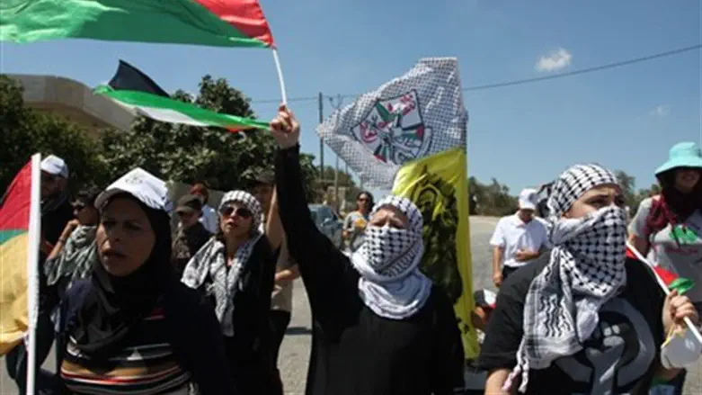Anti-Israel protest at Nabi Salah