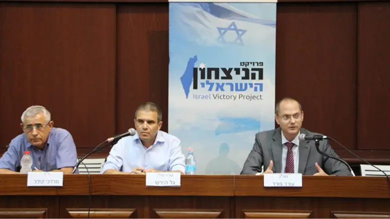 Oded Forer and Dr. Mordechai Keidar in the Knesset