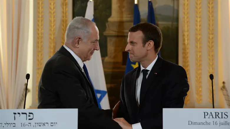 Netanyahu and Macron