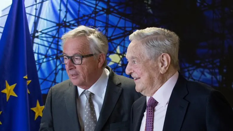 Passionate intensity: EU Commission President Jean-Claude Juncker meets US financier Georg