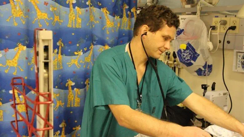 Hadassah Mount Scopus pediatric emergency room director Dr. David Rekhtman