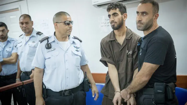 Omar al-Abed, Neve Tzuf (Halamish) terrorist in court
