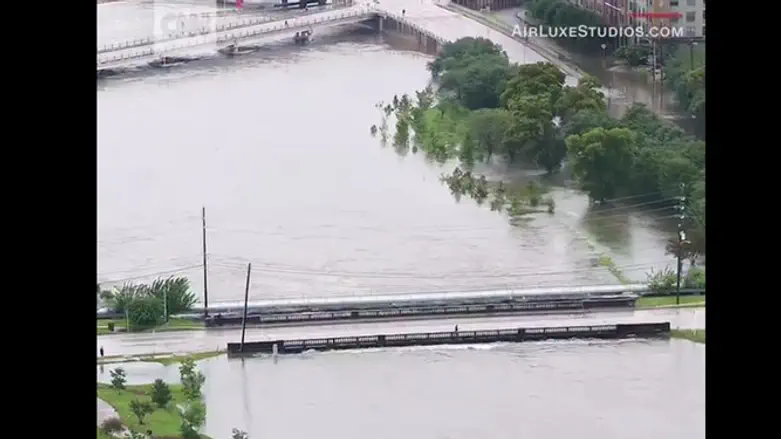 Houston flooded