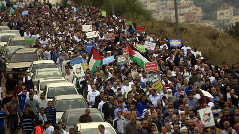 Islamic Movement march in Umm al-Fahm