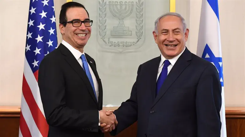 Netanyahu and Steve Mnuchin