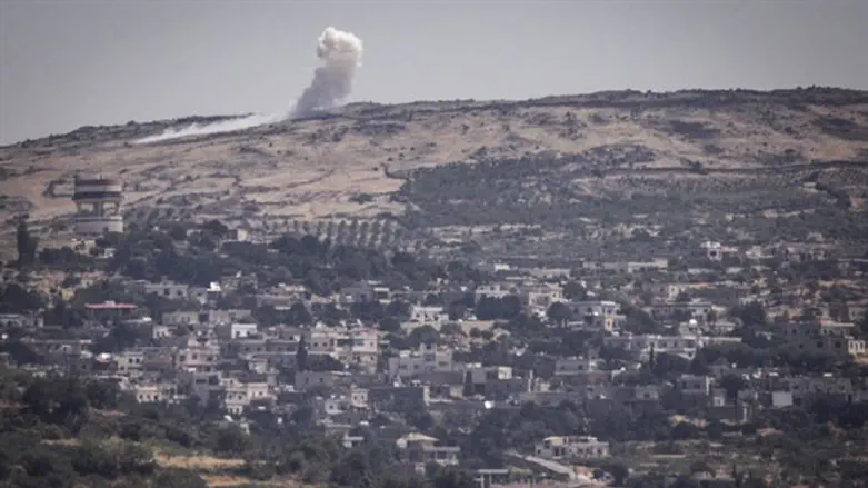 Fighting near Druze town of Hader in Golan