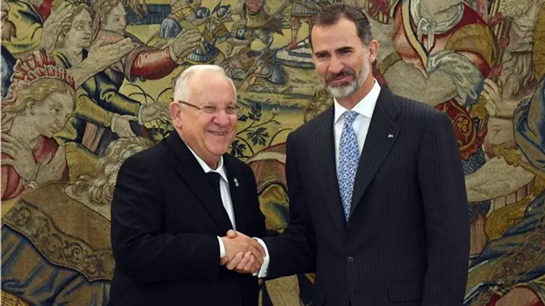 Rivlin meets King Felipe VI of Spain