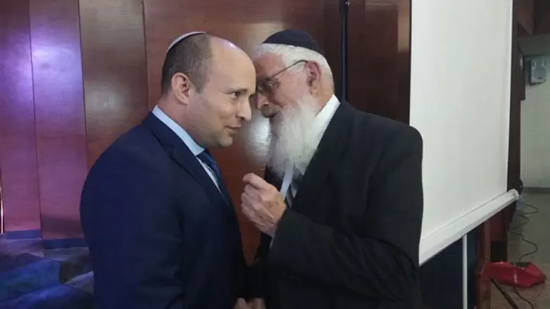 Bennett and Rabbi Yaakov Ariel