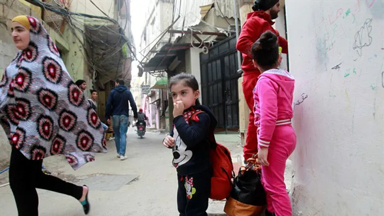Ain el-Hilweh "Palestinian refugee camp" in Lebanon