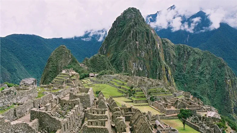 Incan city of Machu Picchu, Peru