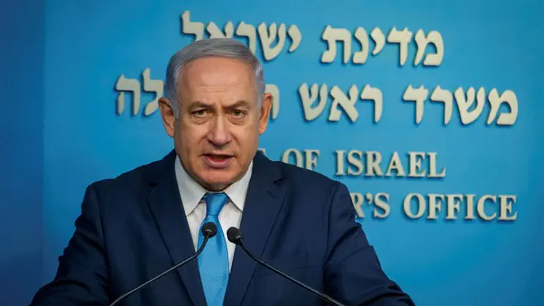 Prime Minister Binjamin Netanyahu during press conference regarding the Disabled Layout. J