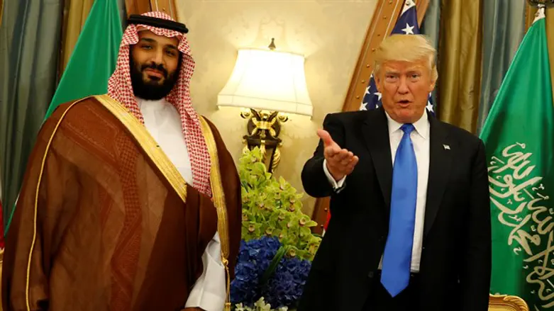 Saudi Crown Prince Mohammed Bin Salman and President Donald Trump
