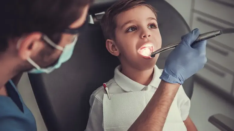 Child at the dentist's office