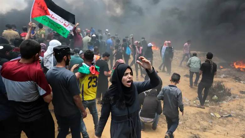 Riots on Gaza border