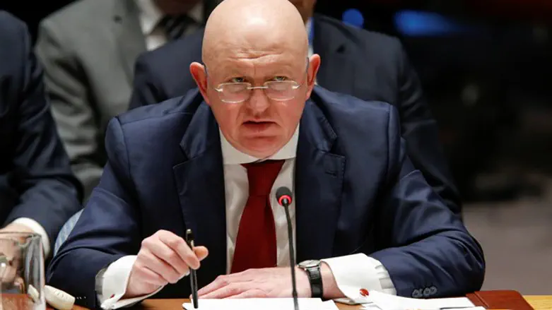 Russia's UN Ambassador Vasily Nebenzya