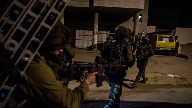 IDF soldiers in Shechem (archive)