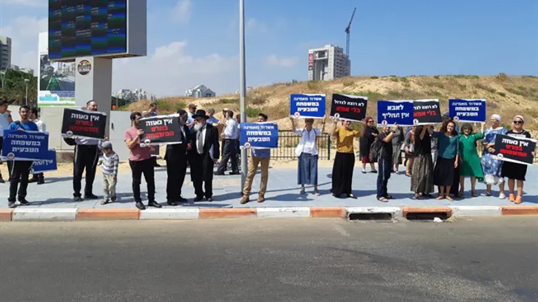 protest in Ashdod