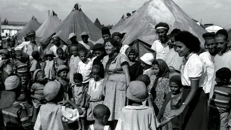 Yemenite Jewish migrants head to Israel in 1949