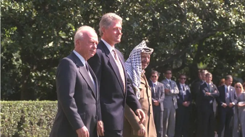 Arafat, Clinton and Rabin