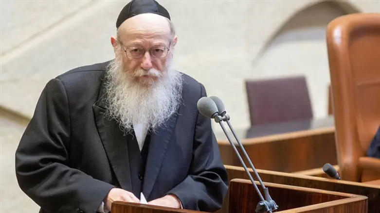 Dep. Health Minister Yaakov Litzman