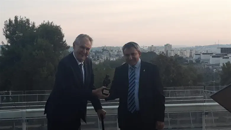 Minister Elkin and Czech President Zeman