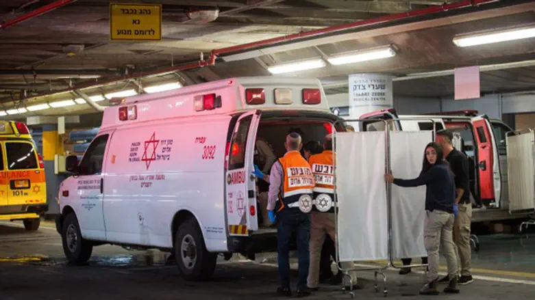 Woman wounded in Ofra attack evacuated to Shaare Zedek Hospital