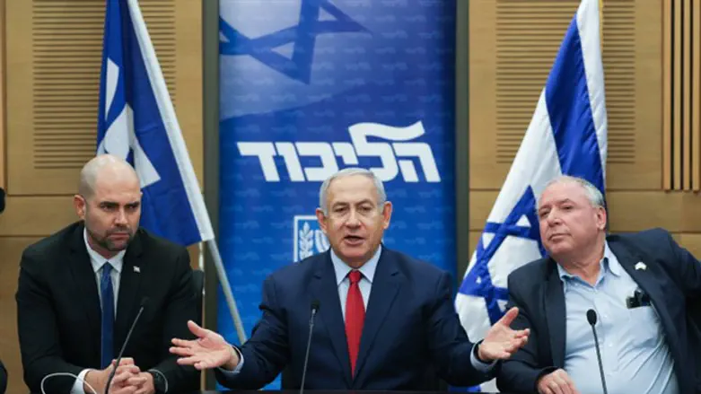 Netanyahu at Likud faction meeting