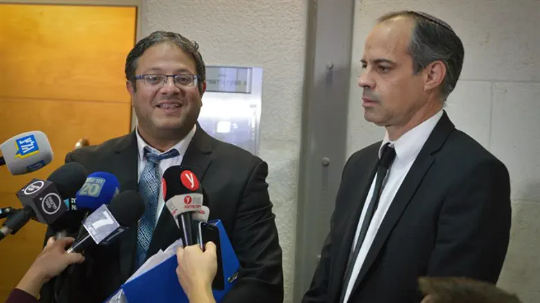 Attorneys Itamar ben Gvir and Adi Kedar