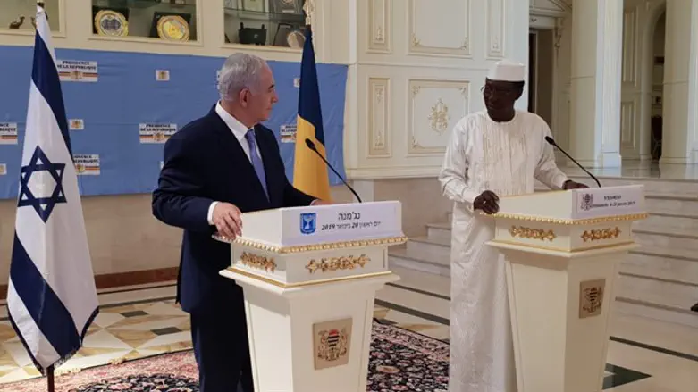 Netanyahu with the President of Chad