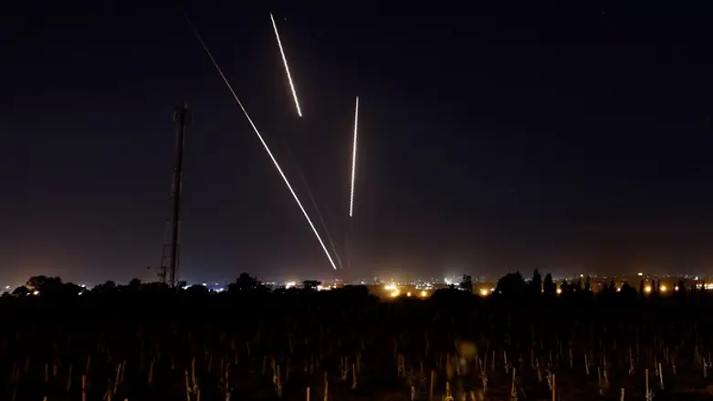 Rockets launched from Gaza into Israel
